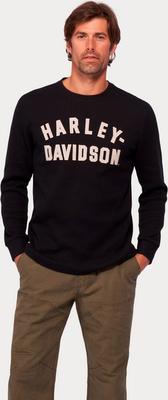 Harley-Davidson Staple Thermal For Men  Black Beauty | 96338-23VM