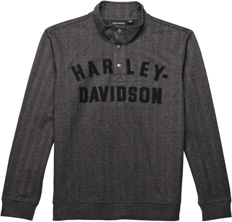 Harley-Davidson Pullover-Knit  Blackened Pearl | 96352-23VM