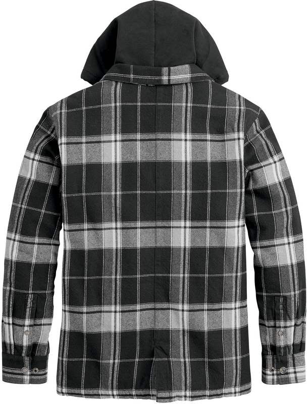 Harley-Davidson Up North Men'S Sherpa Flannel  Black Plaid | 96358-23VM