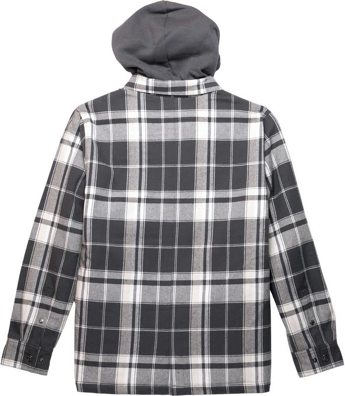 Harley-Davidson Men'S Up North Sherpa Flannel  Grey Plaid | 96359-23VM