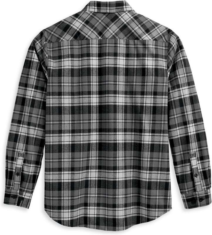 Harley-Davidson Shirt-Woven  Black Plaid | 96360-23VM