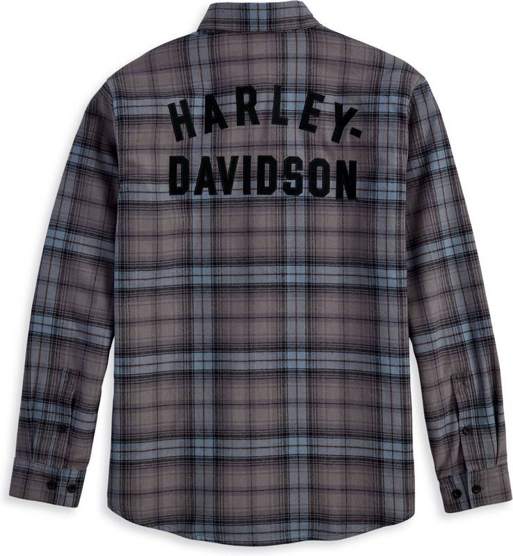 Harley-Davidson Shirt-Woven  Blue Plaid | 96366-23VM