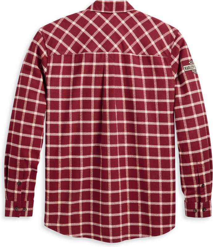 Harley-Davidson Shirt-Woven  Red Checkered | 96376-23VM