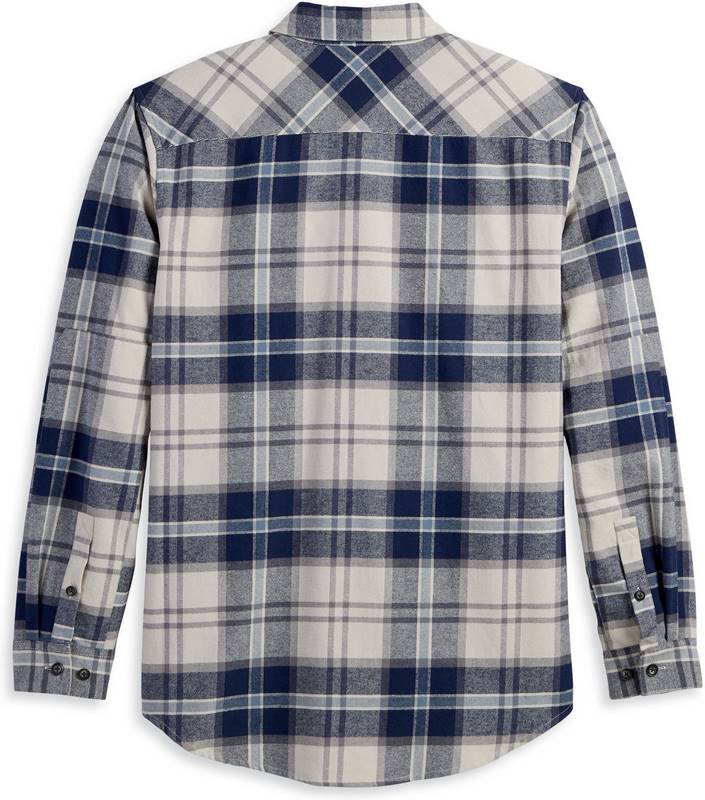 Harley-Davidson Shirt-Woven  Blue Plaid | 96382-23VM