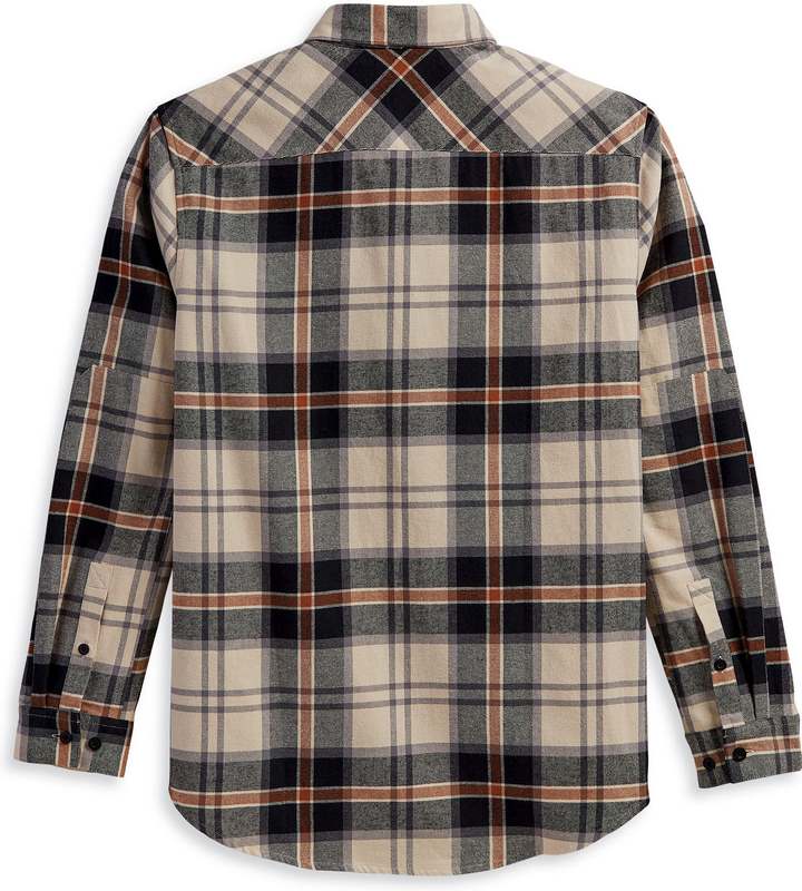 Harley-Davidson Men'S Hd-Mc Flannel  Brown Plaid | 96383-23VM