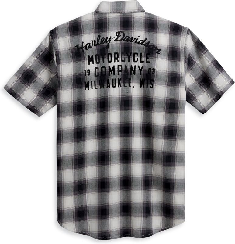 Harley-Davidson Shirt-Woven  Black Plaid | 96384-23VM