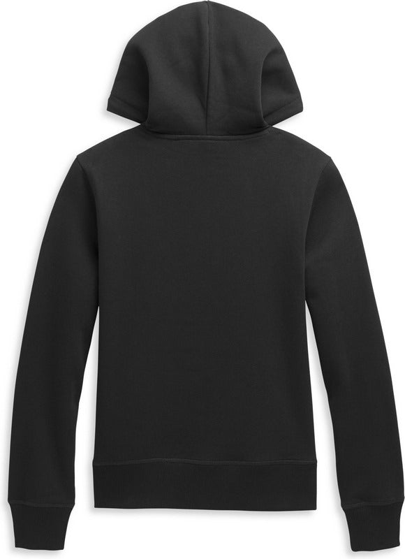 Harley-Davidson Women'S #1 Circle Graphic Pullover Hoodie  Black Beauty | 96388-21VW