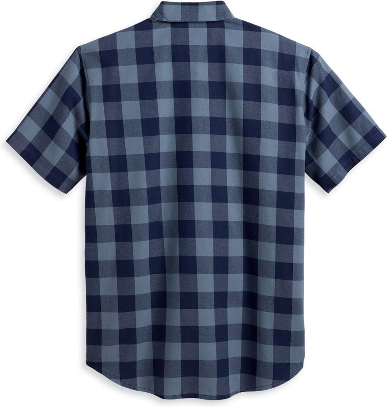 Harley-Davidson Shirt-Woven  Blue Plaid | 96389-23VM