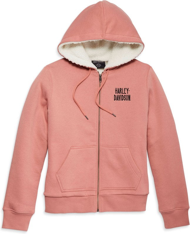 Harley-Davidson Hoodie-Knit  Ash Rose | 96399-23VW