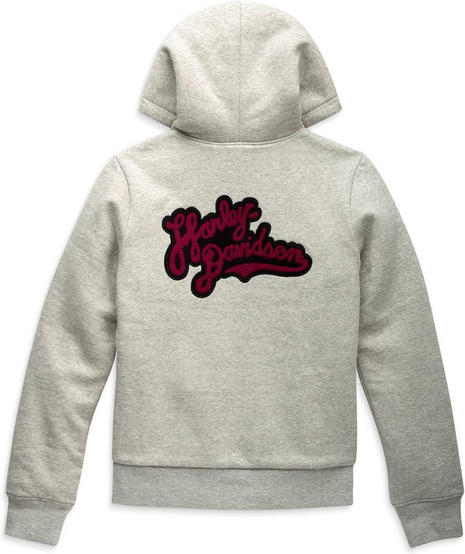 Harley-Davidson Hoodie-Knit  Light Grey Heather | 96405-24VW