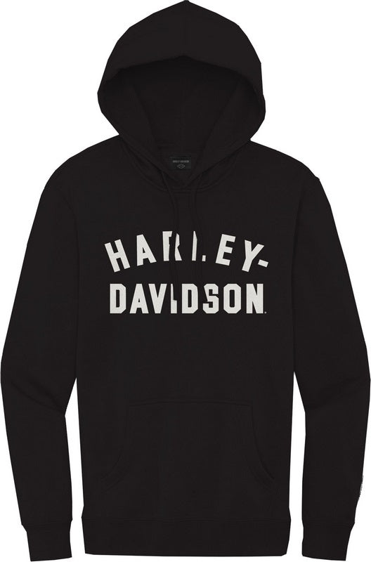 Harley-Davidson Women'S Custom Racer Font Pullover Hoodie  Black Beauty | 96412-23VW