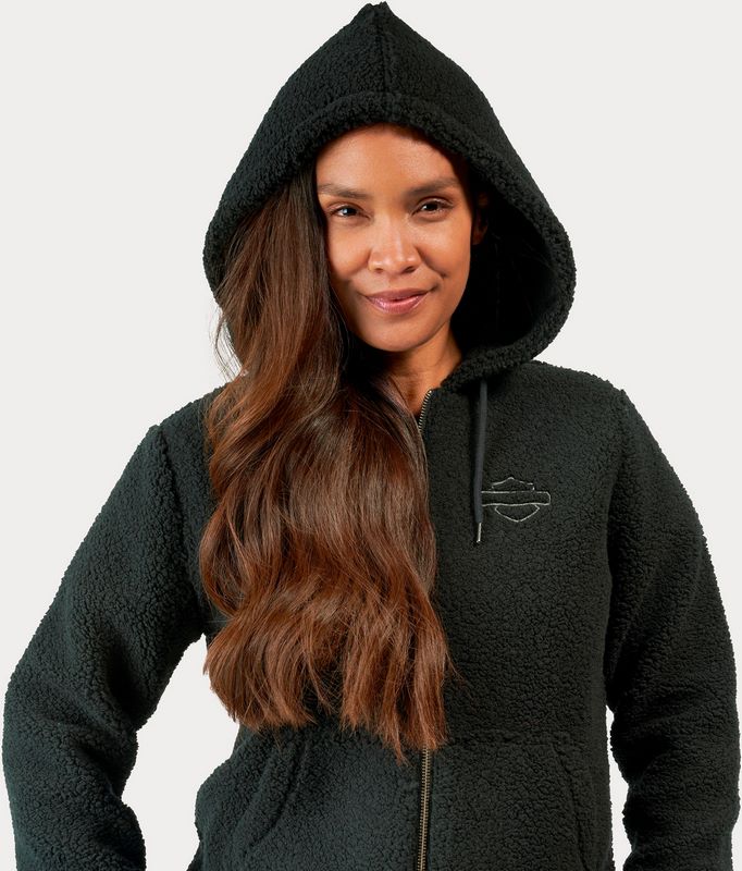 Harley-Davidson Hoodie-Knit  Black Beauty | 96413-23VW