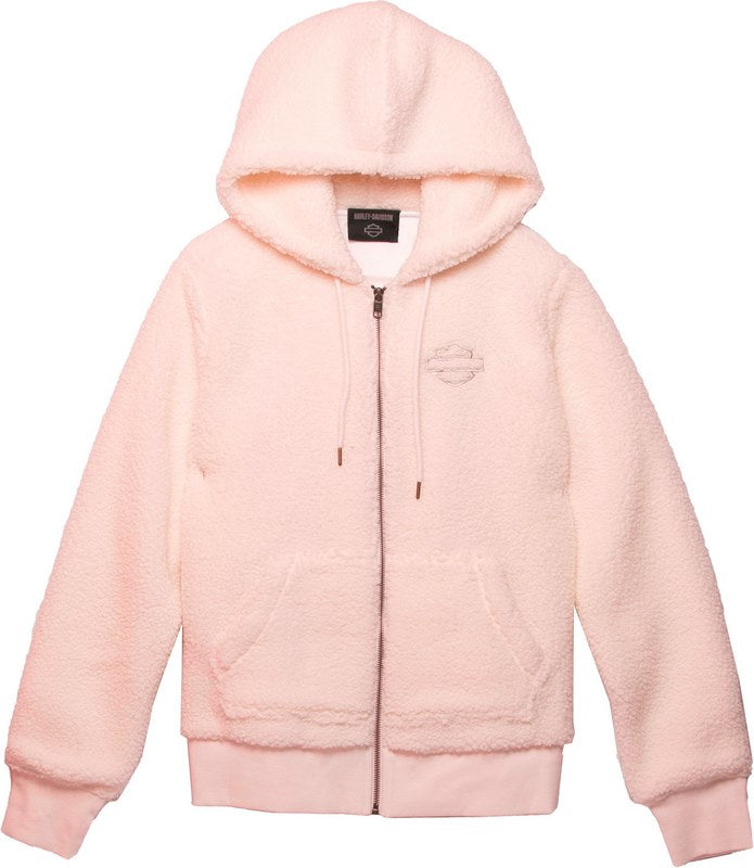 Harley-Davidson Women'S Enchanted Sherpa Hoodie  Cloud Dancer | 96414-23VW