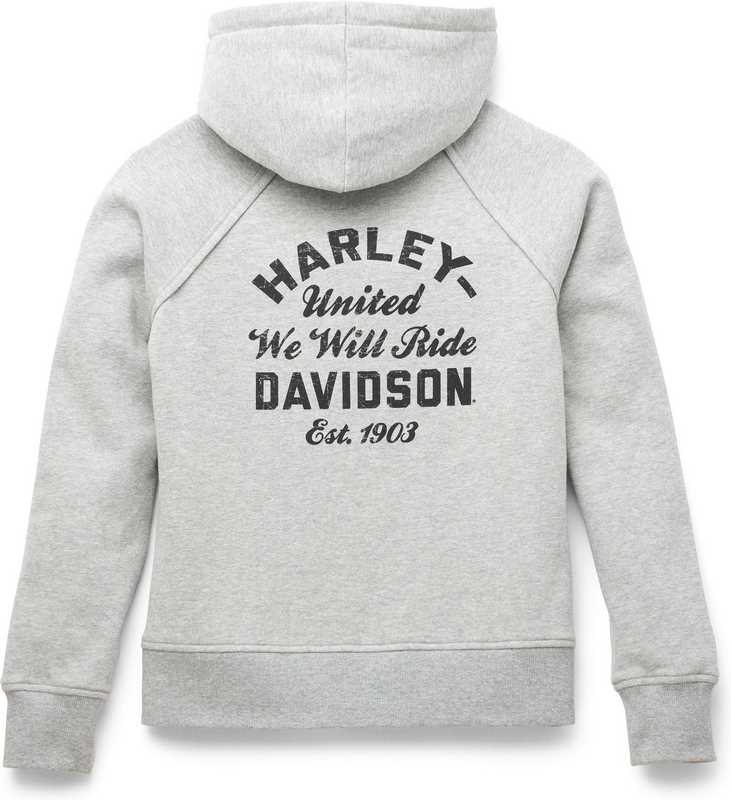 Harley-Davidson Hoodie-Knit  Light Grey Heather | 96420-22VW