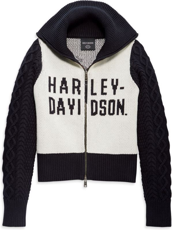 Harley-Davidson Sweater-Knit  Colorblock-Design | 96423-23VW