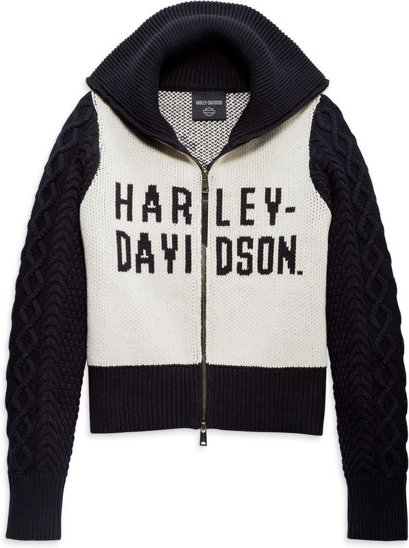 Harley-Davidson Sweater-Knit  Colorblock-Design | 96423-23VW