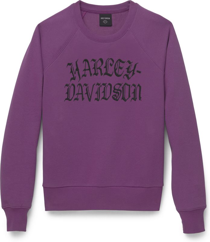 Harley-Davidson Essence Tour Crewneck Pullover  Wood Violet | 96424-22VW