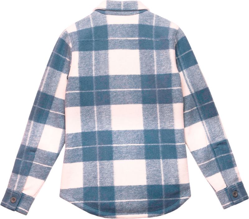 Harley-Davidson Women'S Onwards Shirt Jacket  Yarn Dyed Plaid-Dusty Blue | 96430-23VW