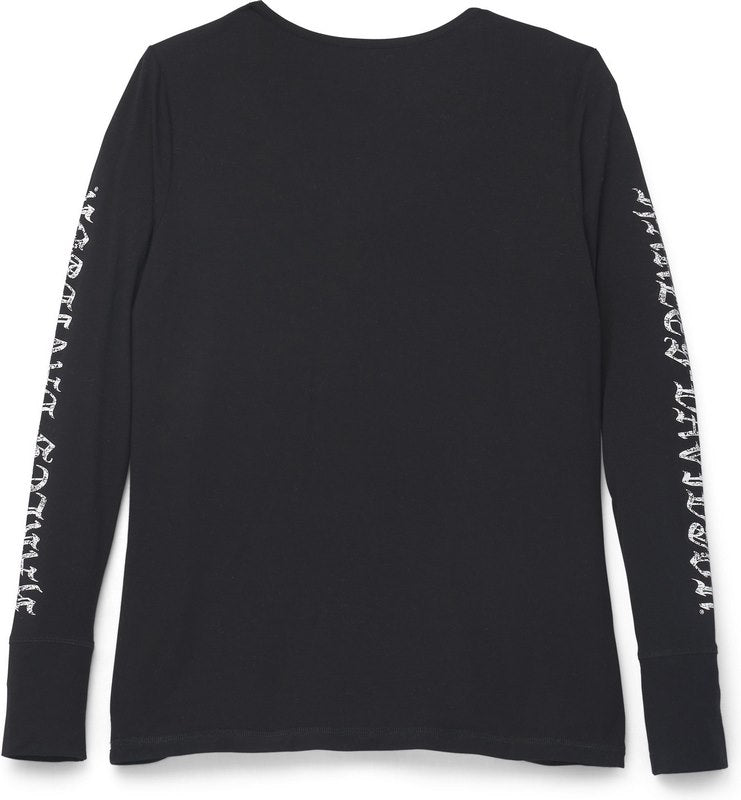 Harley-Davidson Timeless Cover Band Henley For Women  Black Beauty 2 | 96433-22VW