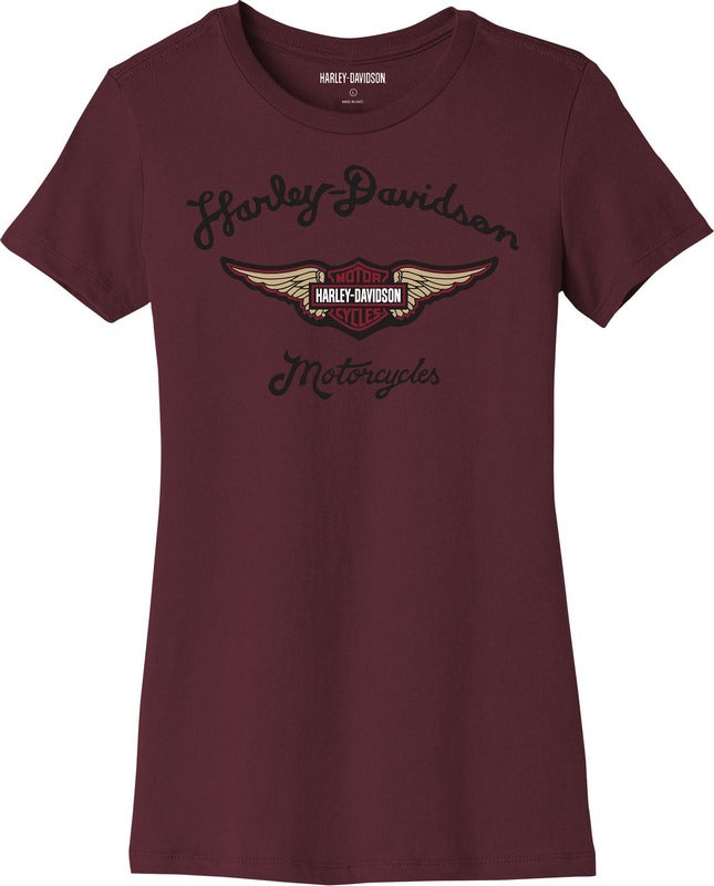Harley-Davidson Tee-Knit  Tawny Port | 96433-23VW