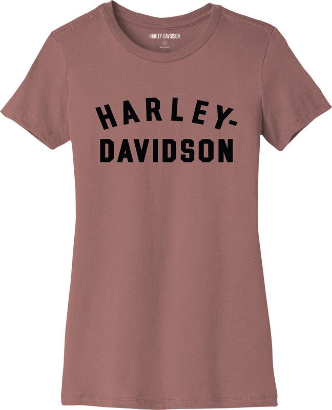 Harley-Davidson Women'S Forever Racer Font Tee  Ash Rose | 96436-23VW