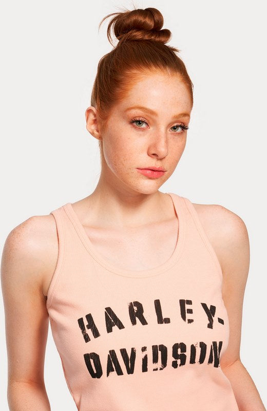 Harley-Davidson Tank-Knit  Dusty Pink | 96439-22VW