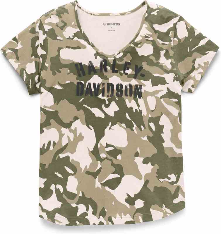 Harley-Davidson Top-Knit  Camo/Green | 96449-22VW