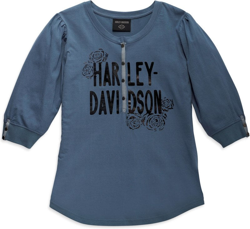 Harley-Davidson Top-Knit  Dusty Blue | 96460-23VW