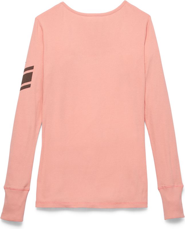 Harley-Davidson Henley-Knit  Dusty Pink | 96463-22VW
