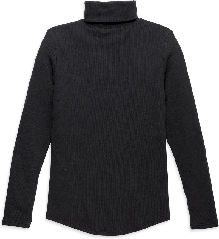 Harley-Davidson Women'S Milwaukee Rib Turtleneck  Black Beauty | 96466-23VW