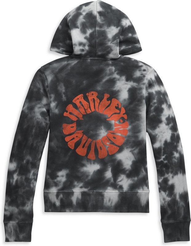 Harley-Davidson Tie Dye Logo Pullover Hoodie For Women | 96471-21VW