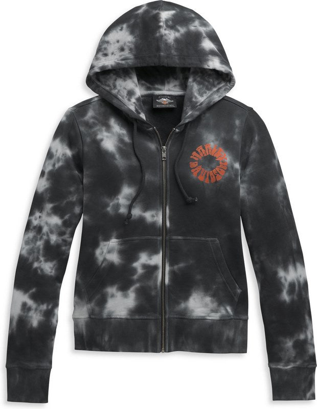 Harley-Davidson Tie Dye Logo Pullover Hoodie For Women | 96471-21VW