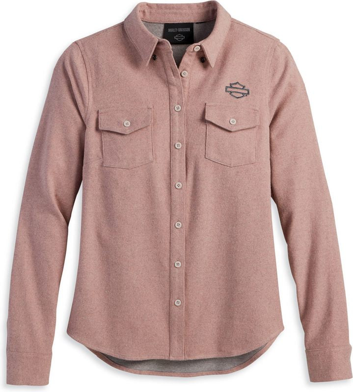 Harley-Davidson Shirt-Woven  Ash Rose | 96472-23VW