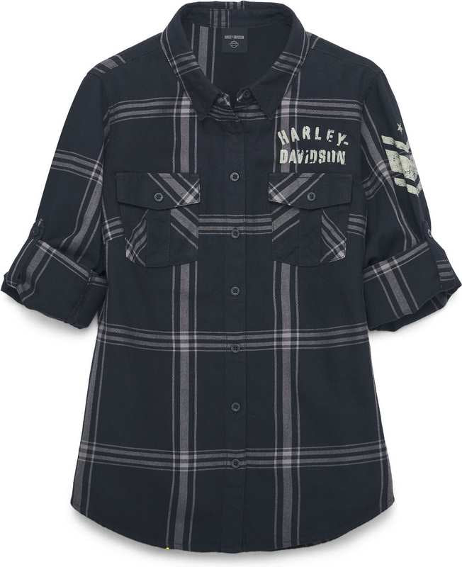 Harley-Davidson Shirt-Woven  Black Beauty 2 | 96480-22VW