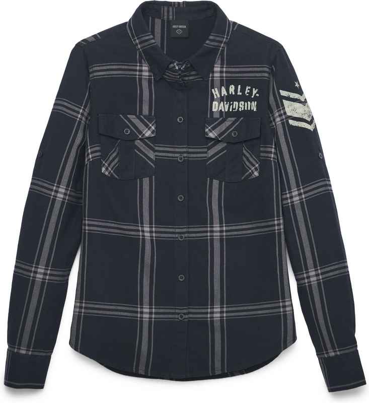 Harley-Davidson Shirt-Woven  Black Beauty 2 | 96480-22VW