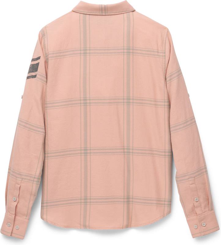 Harley-Davidson Salute Convertible Sleeve Shirt For Women  Dusty Pink | 96481-22VW