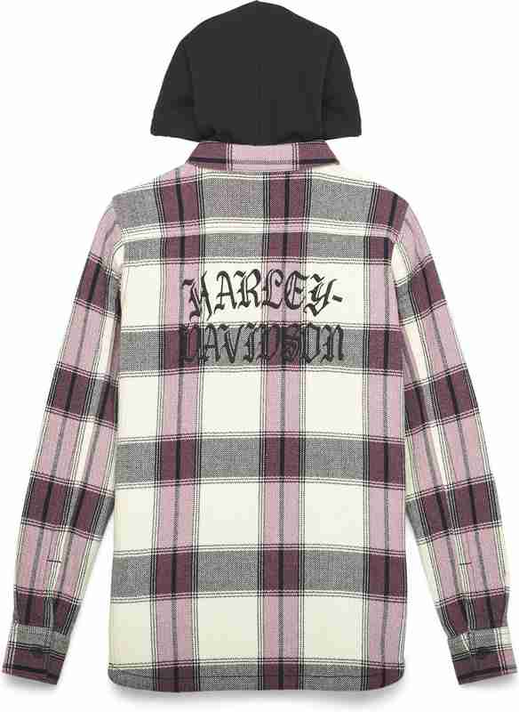 Harley-Davidson Heritage Classic Script Shirt Jacket For Women  Yarn-dyed plaid | 96485-22VW