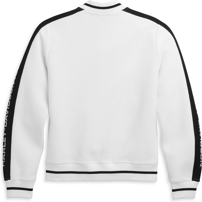 Harley-Davidson Women'S Sleeve Logo Active Jacket  Bright White | 96486-21VW