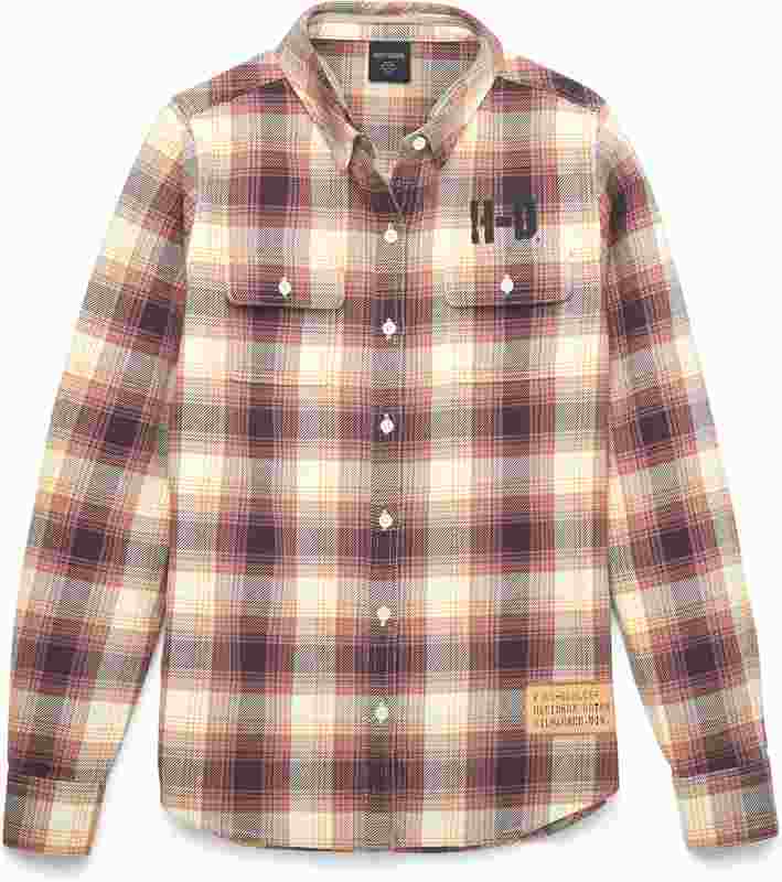 Harley-Davidson Shirt Jacket-Woven  Yarn-dyed plaid | 96486-22VW