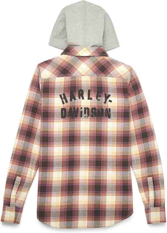 Harley-Davidson Shirt Jacket-Woven  Yarn-dyed plaid | 96486-22VW