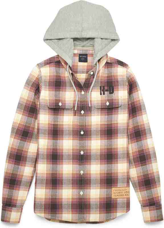 Harley-Davidson Shirt Jacket-Woven  Yarn-dyed plaid | 96486-22VW