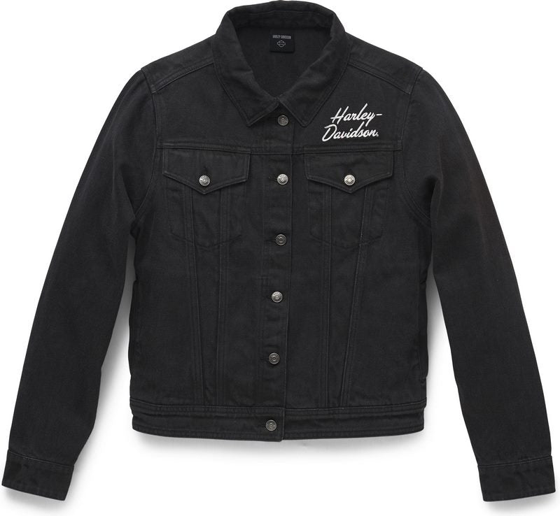 Harley-Davidson Jacket-Denim  Black Denim | 96494-22VW