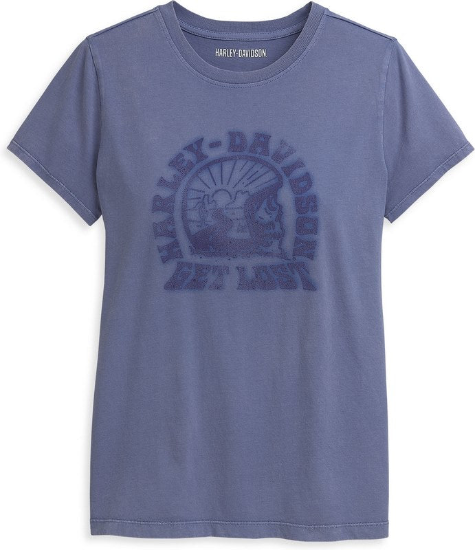 Harley-Davidson Women'S Get Lost Graphic Tee  Coastal Fjord | 96497-21VW