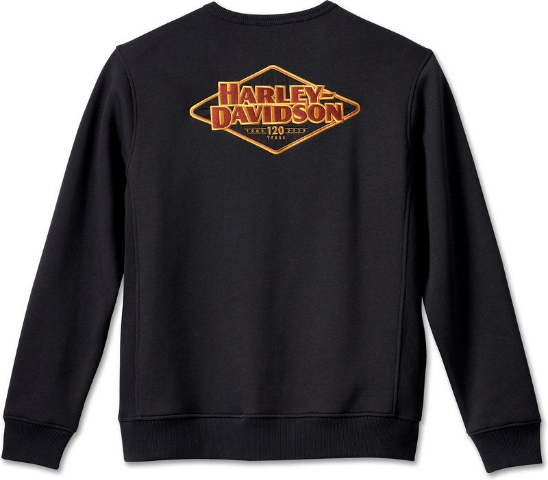 Harley-Davidson Men'S 120Th Anniversary Sweatshirt  Black Beauty | 96526-23VM