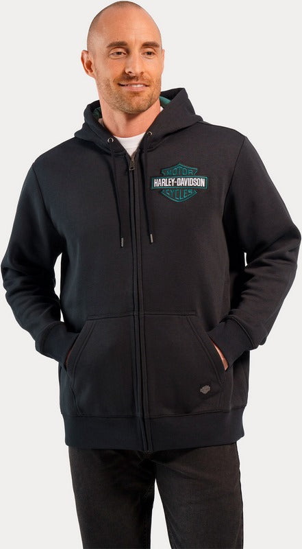 Harley-Davidson Hoodie-Knit  Black Beauty | 96534-23VM