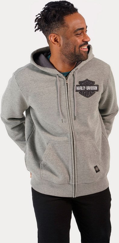 Harley-Davidson Hoodie-Knit  Charcoal Grey Heather | 96535-23VM