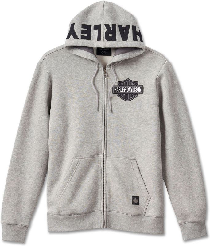 Harley-Davidson Hoodie-Knit  Charcoal Grey Heather | 96535-23VM
