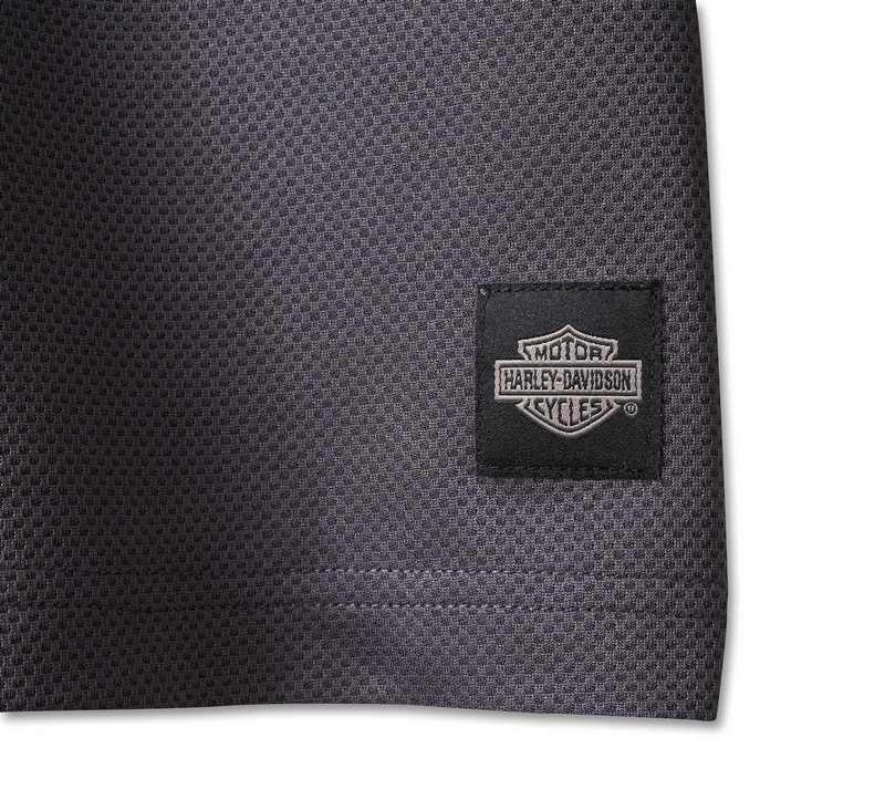 Harley-Davidson Tee-Knit  Colorblock-Design-Blackened Pearl | 96544-23VM