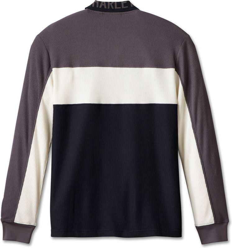 Harley-Davidson Men'S Champion Club Polo  Colorblock-Design-Blackened Pearl | 96557-23VM