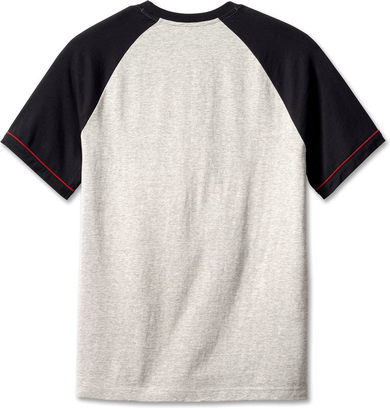 Harley-Davidson Tee-Knit  Colorblock-Design-Grey Heather | 96558-23VM